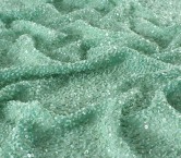 Green water sequins - 72329 -