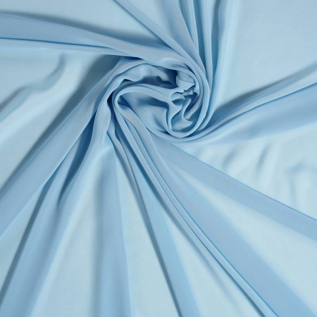 Sky blue danubio light georgette