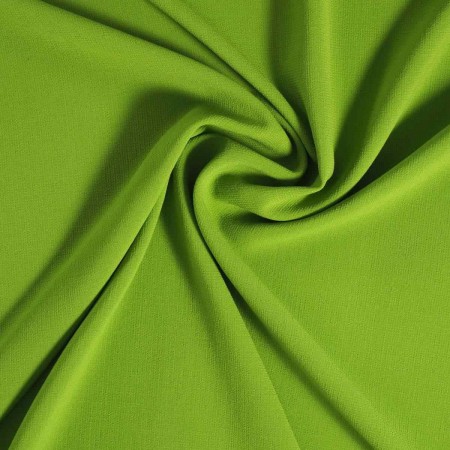 Green venecia wool crÊpe