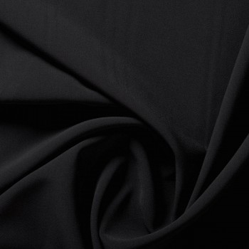 Black ebro double stretch crêpe