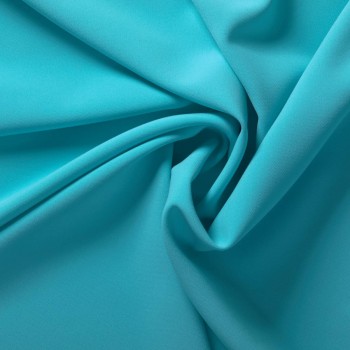 Ebro doble crêpe stretch turquesa claro