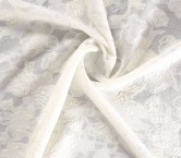 Organza flor pano 153cm marfil