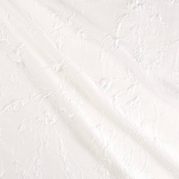 White flower jacquard