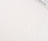 Jacquard floral con relieve blanco