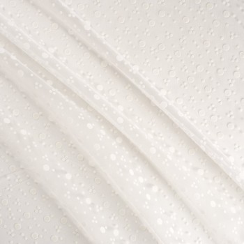 White doble topo flock