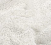 White guipure organic texture