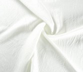 White jacquard textured lame