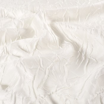 Jacquard relieve blanco