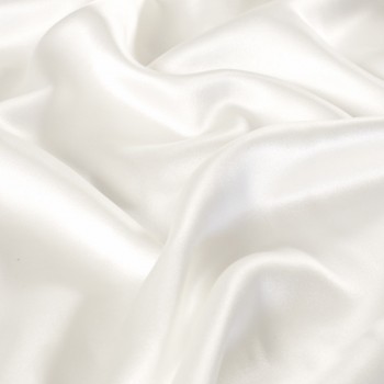 Ivory satin crepe