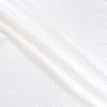 White jacquard relief