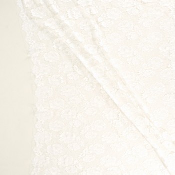 White flower dentelle
