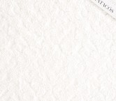 Jacquard floral relieve blanco