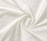 Jacquard flor  blanco