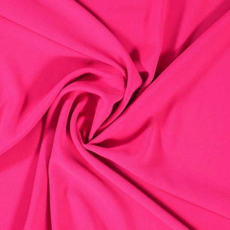 Acid fuxia milano textured matte cr?pe