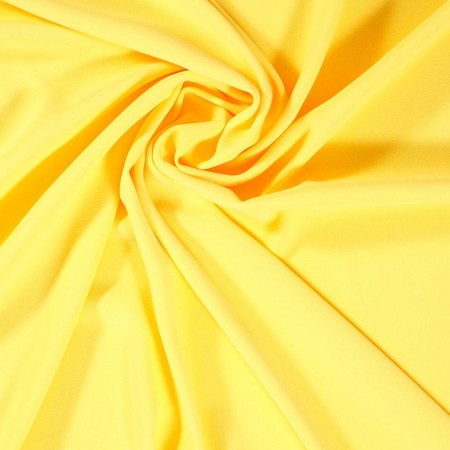 Yellow milano textured matte crÊpe