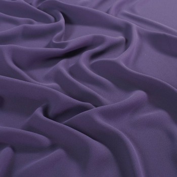 Special purple milano textured matte crêpe
