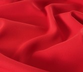 Red milano textured matte crÊpe