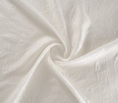 White jacquard leaves