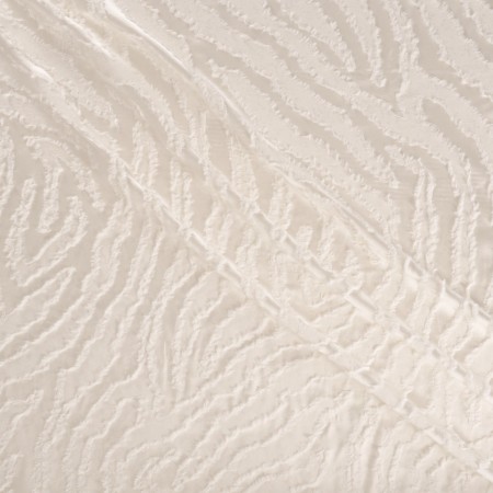 White jacquard fil coupé