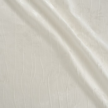 Jacquard floral relieve blanco