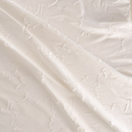 Fil coupè floral blanco