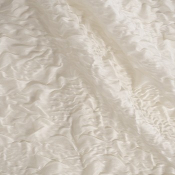 Jacquard ondas blanco