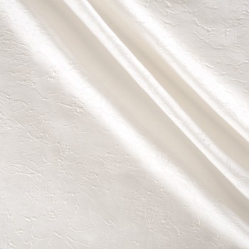 Jacquard floral blanco