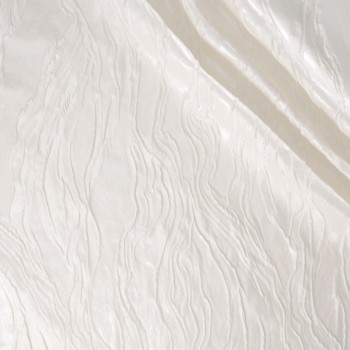 White jacquard relief