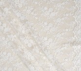 White sequins chantilly