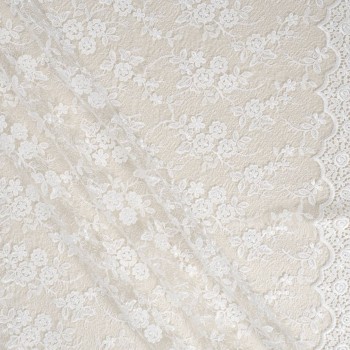 White sequins chantilly