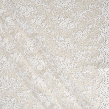 White sequins chantilly