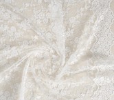 White sequins chantilly