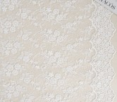 White sequins chantilly