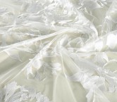 Bordado flor blanco
