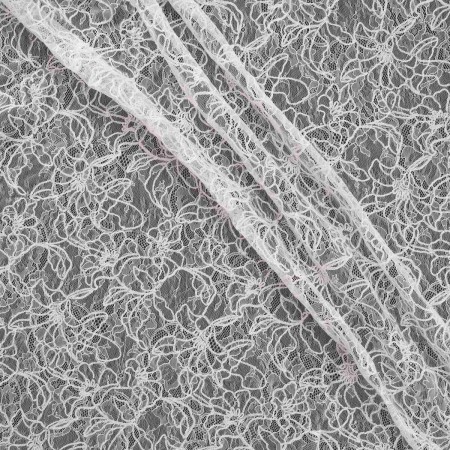 White flower embroidery