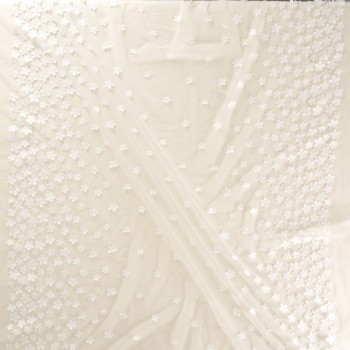Bordado tul espejo(=63000) blanco