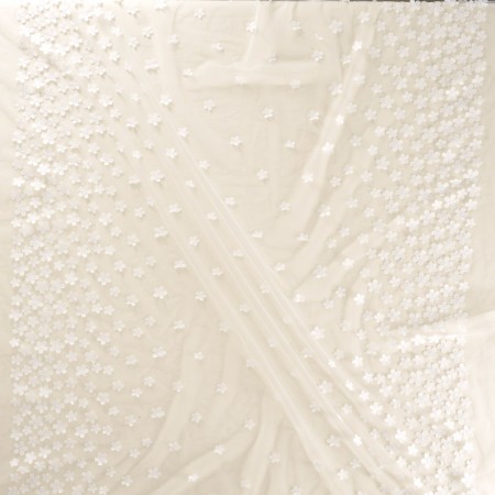 Bordado tul espejo(=63000) blanco