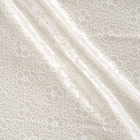 Bordado flor lentejuelas (=63006) blanco