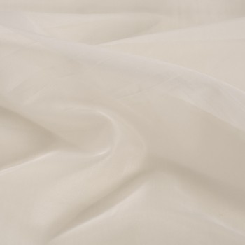White rustic organza