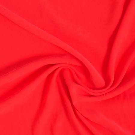 Red tokyo viscose twill