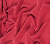 Red tokyo viscose twill