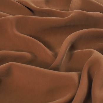 Brown tokyo viscose twill