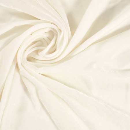 White laponia viscose/silk velvet