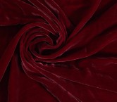 Red laponia viscose/silk velvet