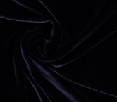 Black laponia viscose/silk velvet
