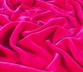 Red viscose/silk velvet