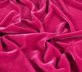 Red laponia viscose/silk velvet