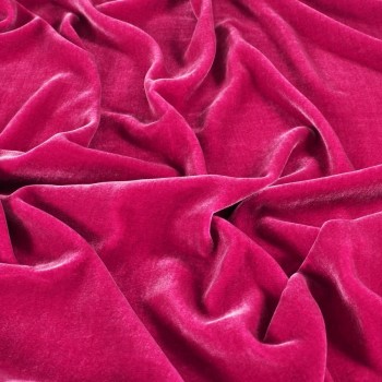 Lilac laponia viscose/silk velvet