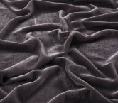 Black laponia viscose/silk velvet