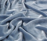 Blue laponia viscose/silk velvet